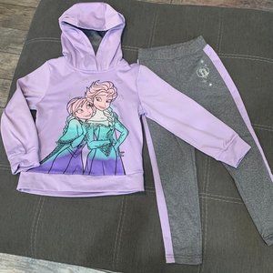 DISNEY Frozen 2 Elsa & Anna Hoodie & Pant Set